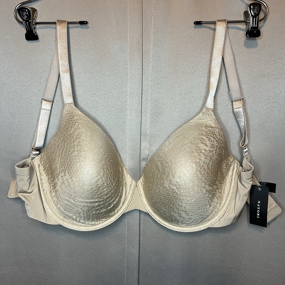 New Natori Bra 731165 Conform Underwire Full Fit Contour tan size 32G